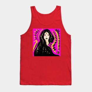 Magical seeker lady in stars ecopop Tank Top